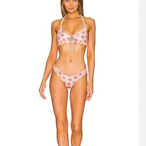 LoveShackFancy Floral Bikini Set